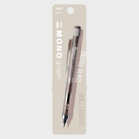 Tombow Mono Graph Pastel Glass Color 0.5mm Mekanik Kurşun Kalem Soft Mocha / DPA-149B