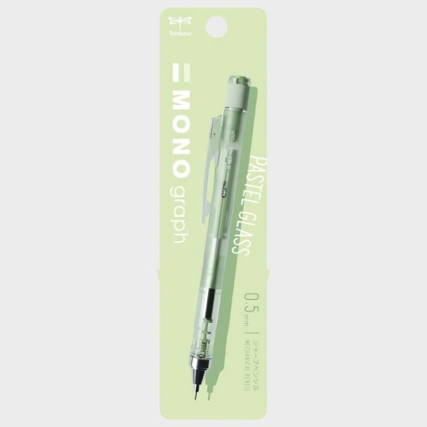 Tombow Mono Graph Pastel Glass Color 0.5mm Mekanik Kurşun Kalem Mint Whisper / DPA-149C