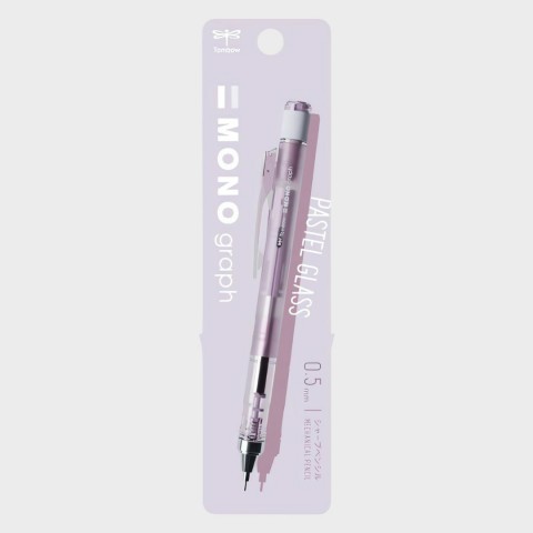 Tombow Mono Graph Pastel Glass Color 0.5mm Mekanik Kurşun Kalem Lavender Mist / DPA-149E