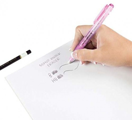 Tombow MONO Knock 3.8mm Kalem Silgi Şeffaf Pembe