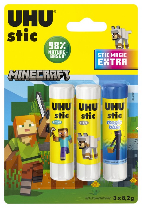 Uhu Stic 8.2gr 2+1 Bonus Pack Lisanslı Katı Yapıştırıcı / 37395
