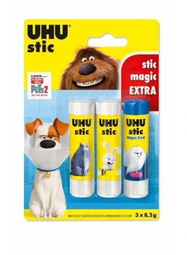 Uhu Stic 8.2gr 2+1 Bonus Pack Lisanslı Katı Yapıştırıcı / 37395