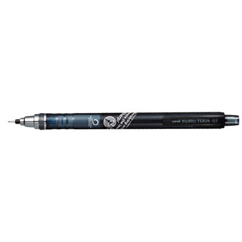 Uniball Kurutoga 0.7mm Mekanik Kurşun Kalem Siyah / M7-450T