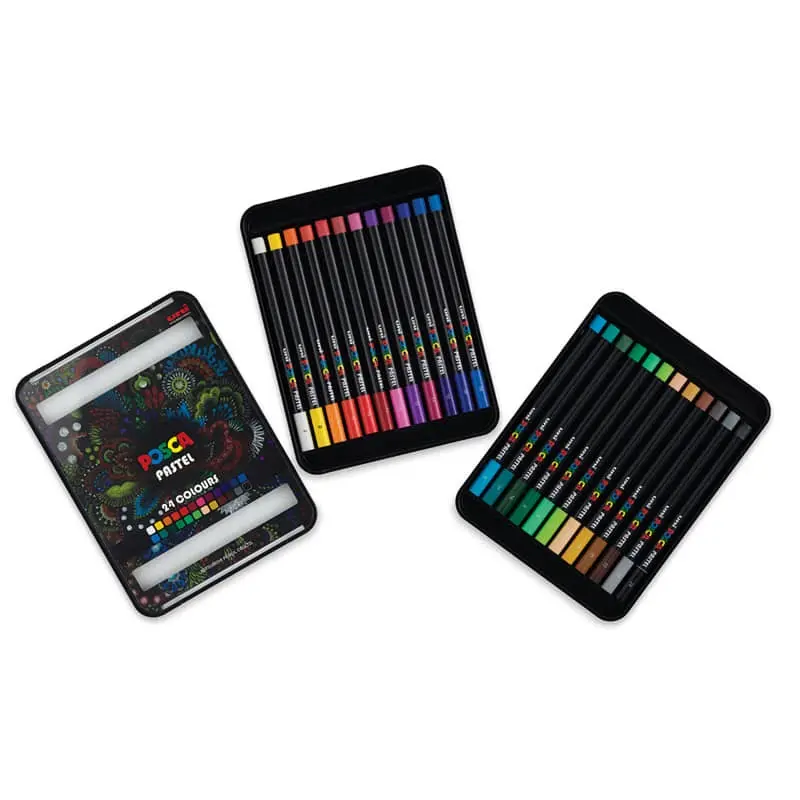 Uniball Posca 24'lü Pastel Boya Kalemi /