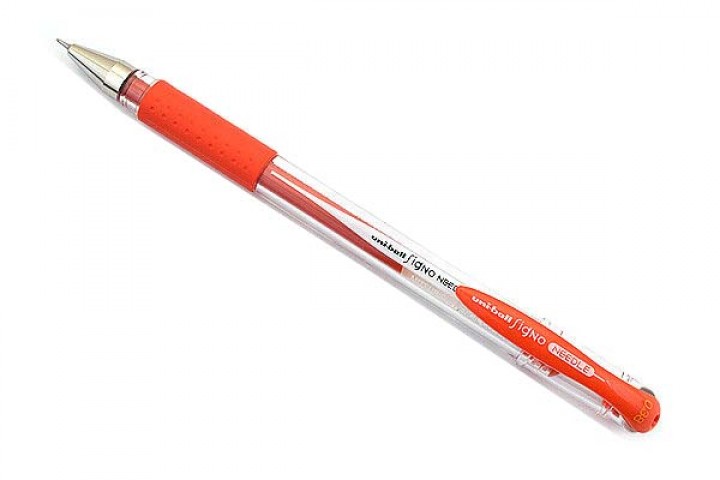 Uniball Signo NEEDLE 0.38mm İğne Uçlu Jel Kalem - Mandalina