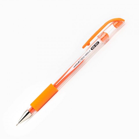 Uniball Signo NEEDLE 0.38mm İğne Uçlu Jel Kalem - Turuncu