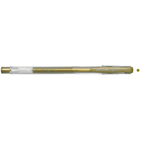 Uniball Signo UM-100 0.8mm Jel Kalem Altın
