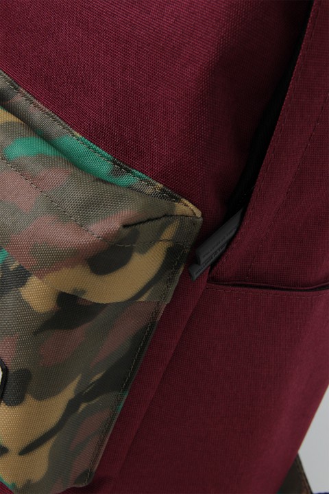 United Colors of Benetton 2021 Yeni Sezon Casual Sırt Çantası Bordo 70427