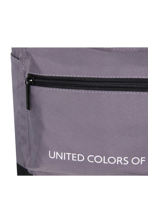 United Colors of Benetton 2021 Yeni Sezon Casual Sırt Çantası Gri 70417