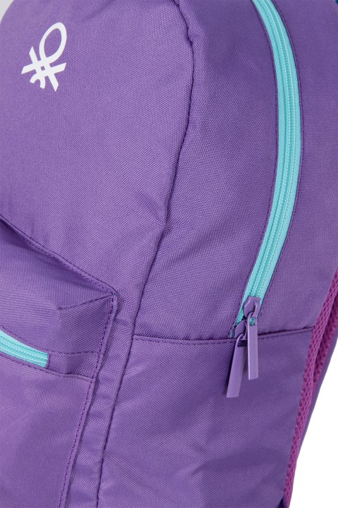 United Colors of Benetton 2021 Yeni Sezon Casual Sırt Çantası Lila 70411