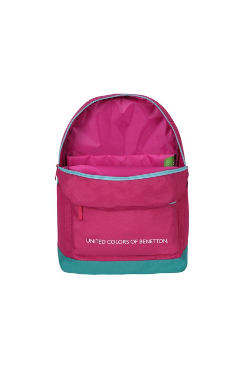United Colors of Benetton 2021 Yeni Sezon Casual Sırt Çantası Pembe 70407
