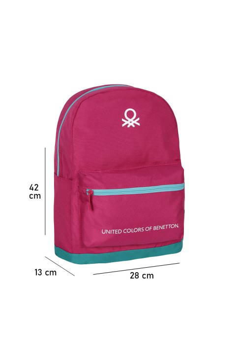 United Colors of Benetton 2021 Yeni Sezon Casual Sırt Çantası Pembe 70407