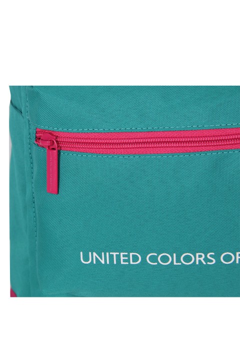 United Colors of Benetton 2021 Yeni Sezon Casual Sırt Çantası Turkuaz 70409