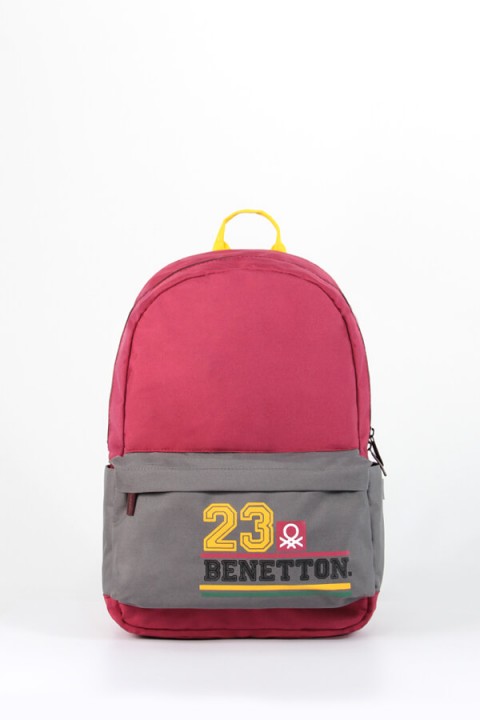 United Colors of Benetton 23 Numara Okul Çantası Kırmızı / 76014