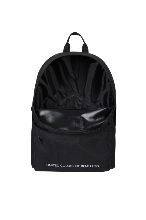 United Colors of Benetton Basic Tek Bölmeli Sırt Çantası Siyah /  70685