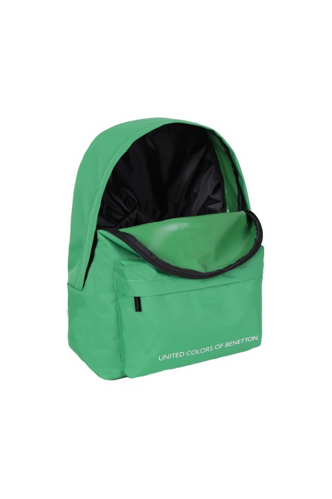 United Colors of Benetton Basic Tek Bölmeli Sırt Çantası Yeşil / 70683