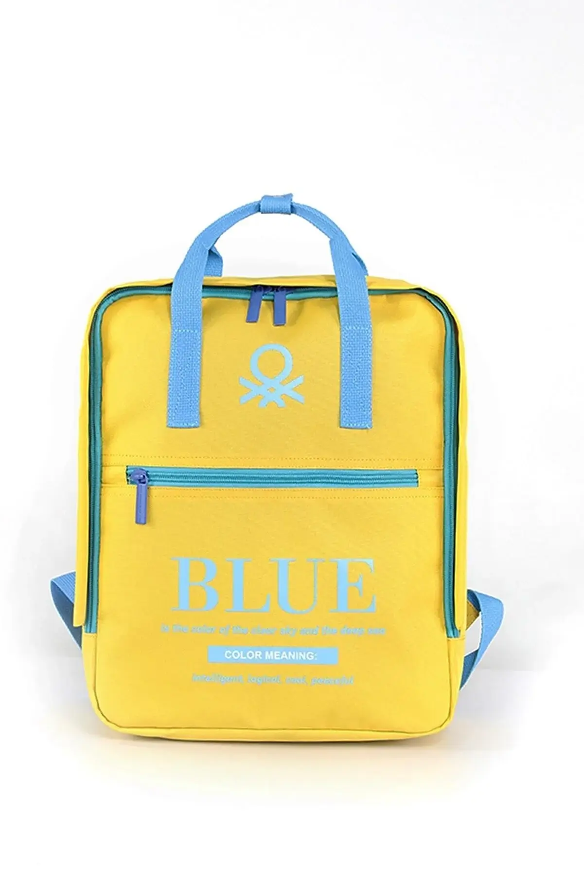 United Colors of Benetton "Blue" Okul Sırt Çantası Sarı / 03814