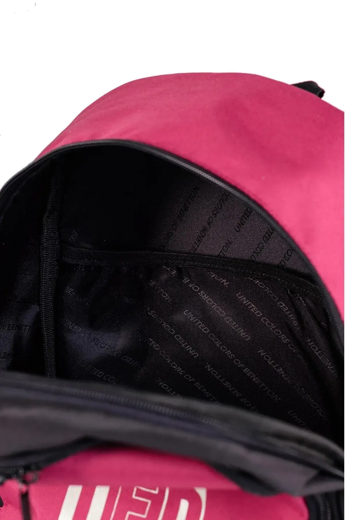 United Colors of Benetton Çift Bölmeli Okul Sırt Çantası Bordo / 04296