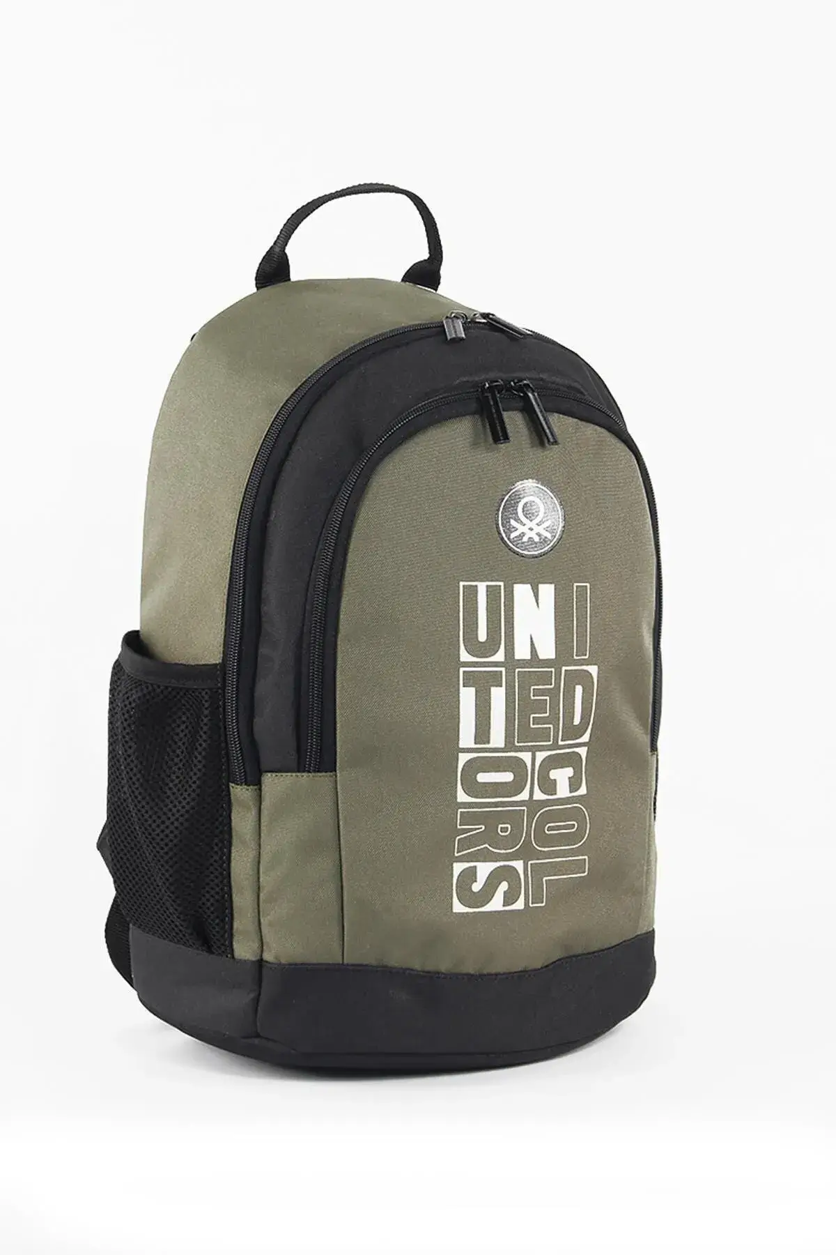 United Colors of Benetton Çift Bölmeli Okul Sırt Çantası Haki / 04292