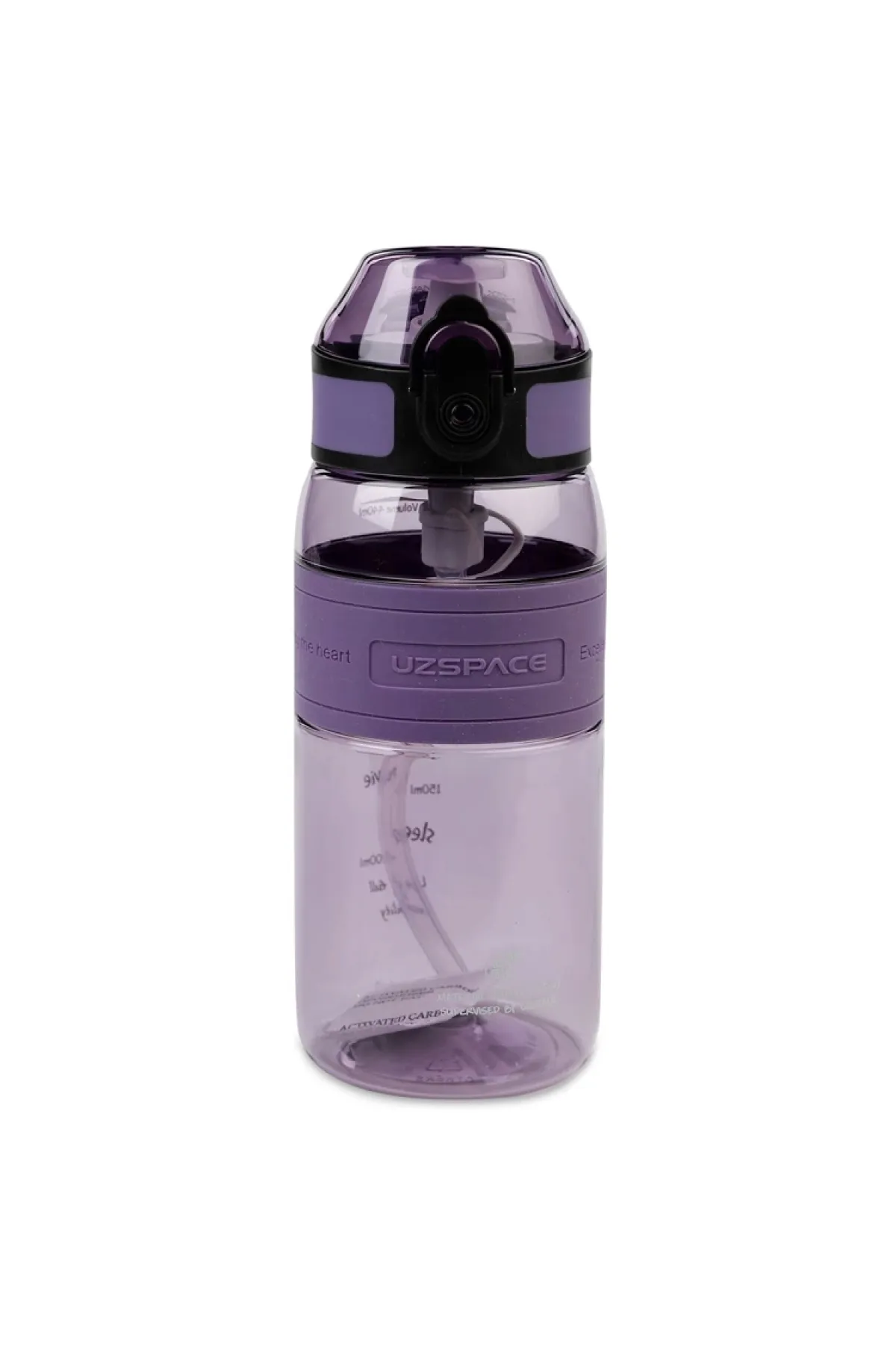 Uzspace 440ml Pipetli Tritan Matara Irish Purple / 4105