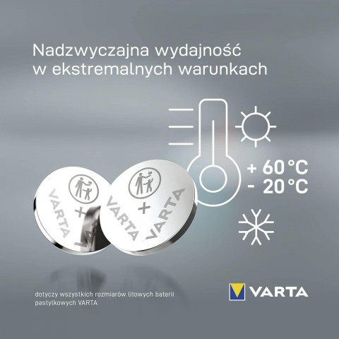 Varta CR2016 2'li Yassı Lityum Pil / 10-2030