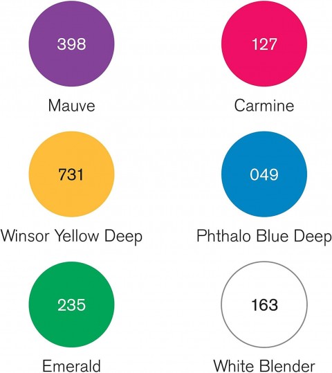 Winsor Newton 6'lı Pigment Marker Rich Tones / 0290043