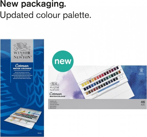 Winsor Newton Cotman 45'li Stüdyo Suluboya Seti