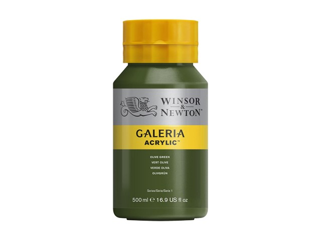 Winsor & Newton Galeria Akrilik Boya 500ml Olive Green 447