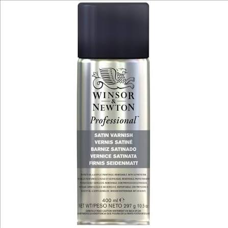 Winsor Newton Professional Satin Varnish 400ml Sprey Saten Vernik