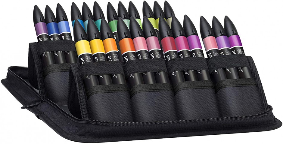 Winsor Newton Promarker 24'lü Wallet Set - Student Designer