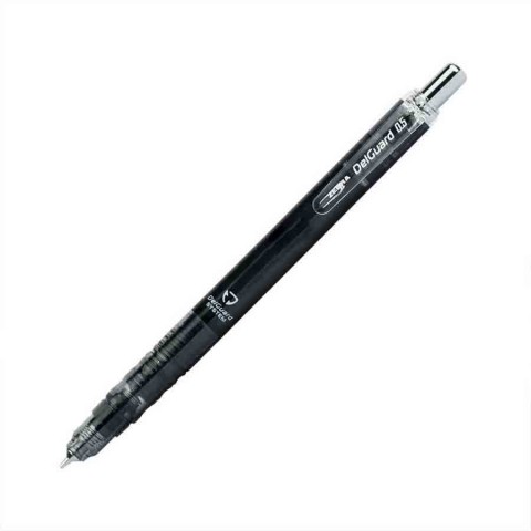 Zebra Delguard Light Mekanik Kurşun Kalem 0.5mm Şeffaf Siyah