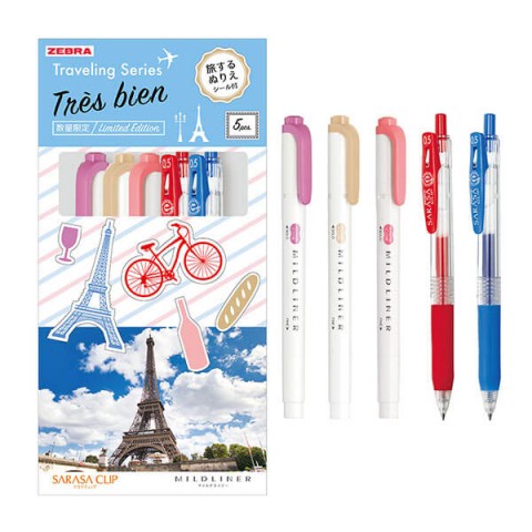 Zebra Limited Edition Traveling Series Set Eyfel Kulesi-Fransa / 867001