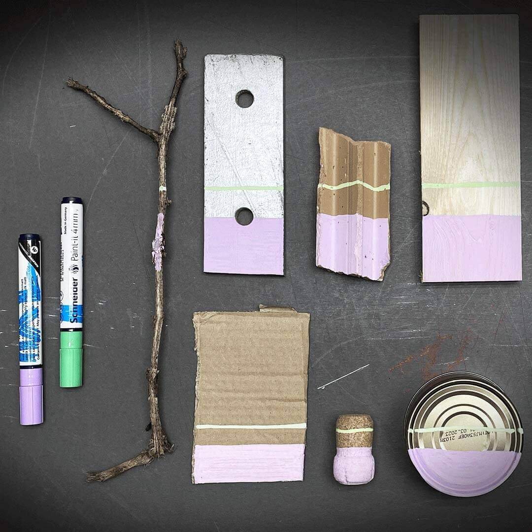 Schneider Akrilik Markör 2mm 6'lı Parlak Renkler Set