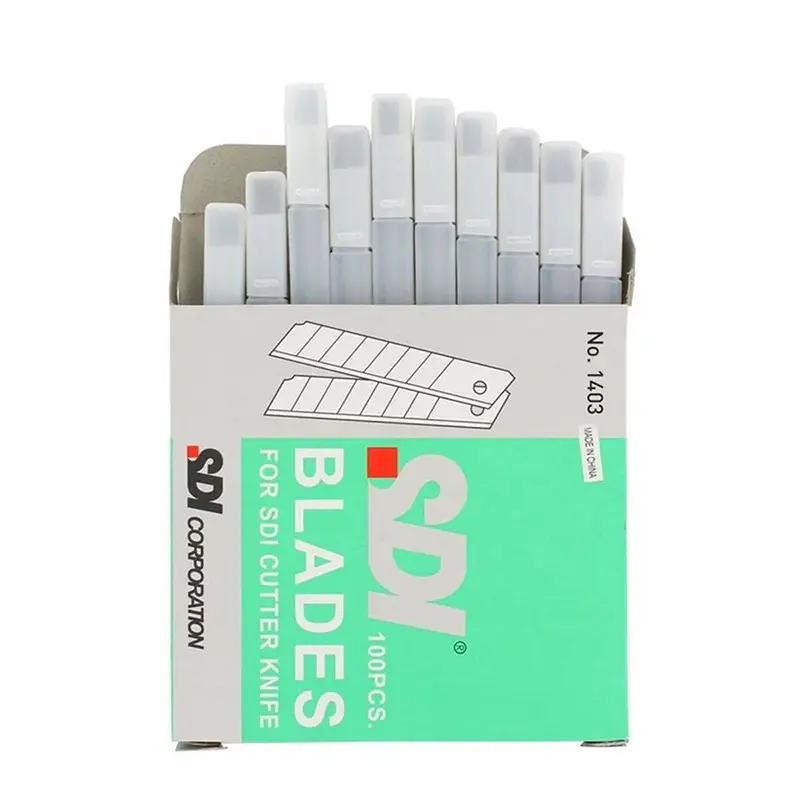 SDI Maket Bıçağı Yedeği Dar 100'lü Paket / 1403 SDI Maket Bıçağı Yedeği Dar 100'lü Paket / 1403