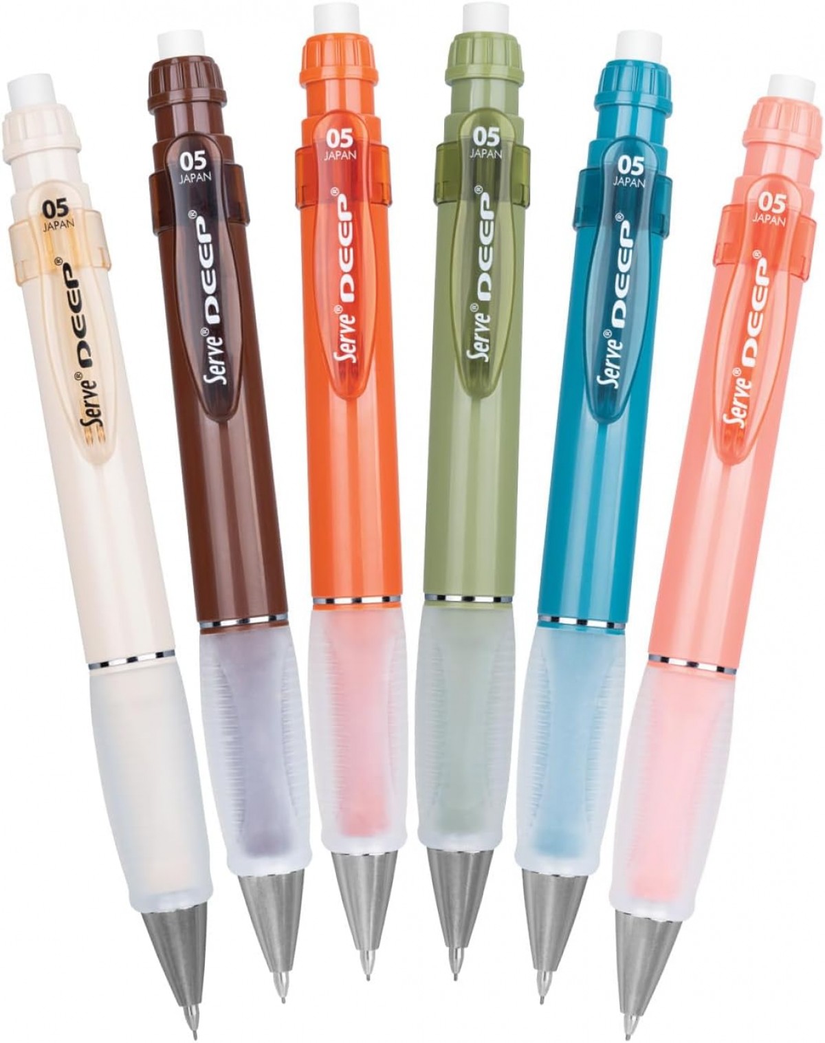 Serve Deep Natural Colors 0.5mm Mekanik Kurşun Kalem - Mercan