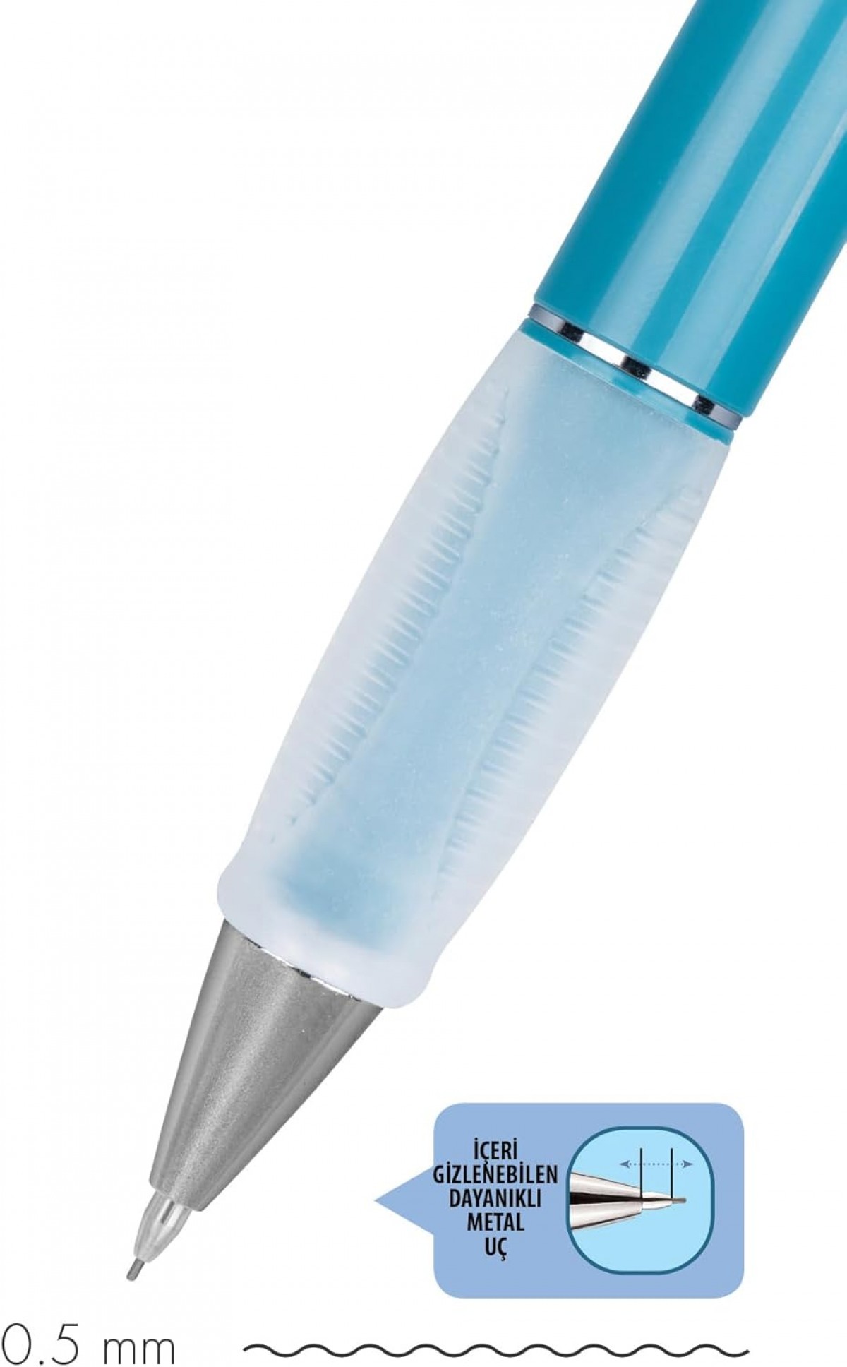 Serve Deep Natural Colors 0.5mm Mekanik Kurşun Kalem - Okyanus Mavi