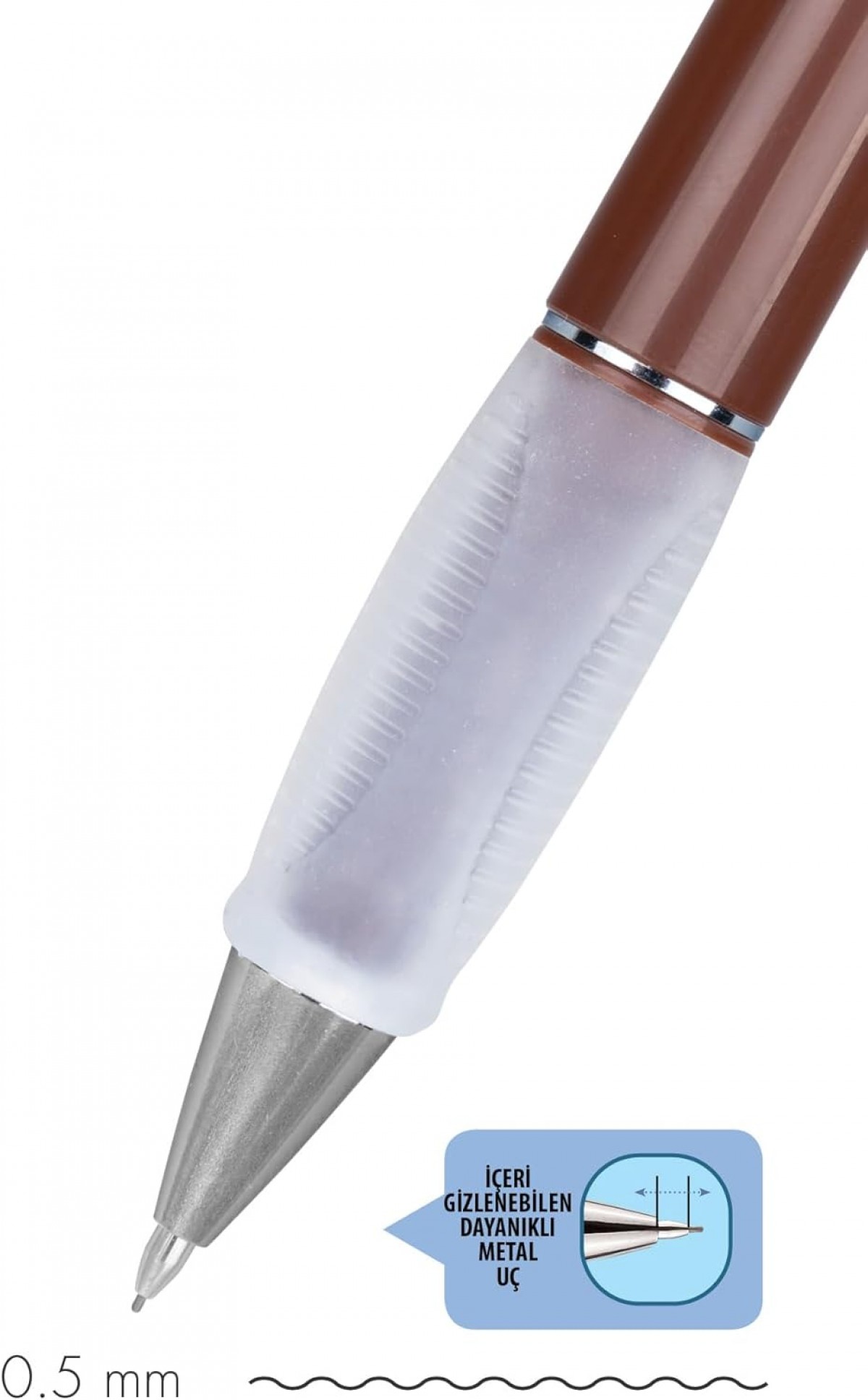 Serve Deep Natural Colors 0.5mm Mekanik Kurşun Kalem -Toprak Kahverengi