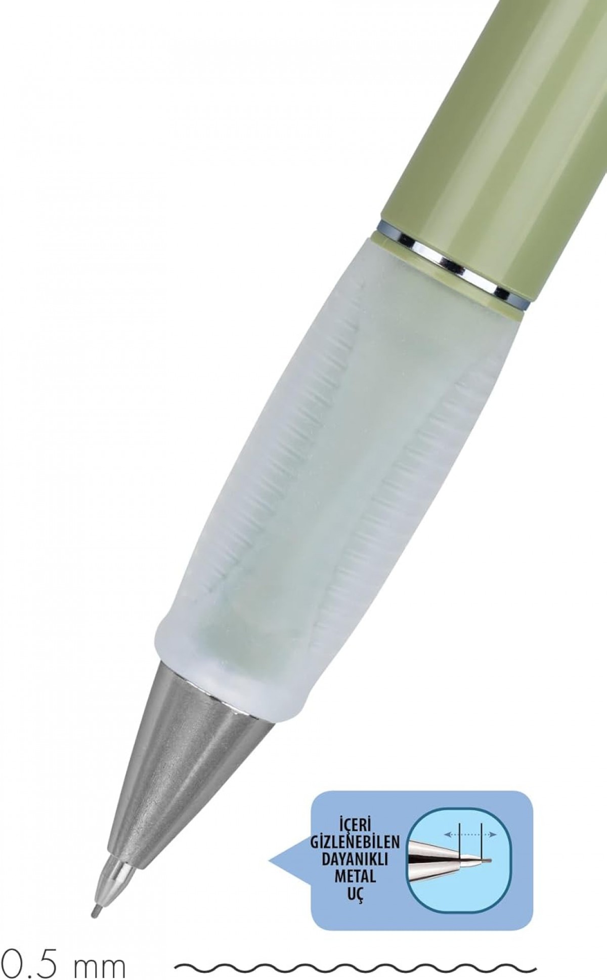 Serve Deep Natural Colors 0.5mm Mekanik Kurşun Kalem -Yaprak Yeşili