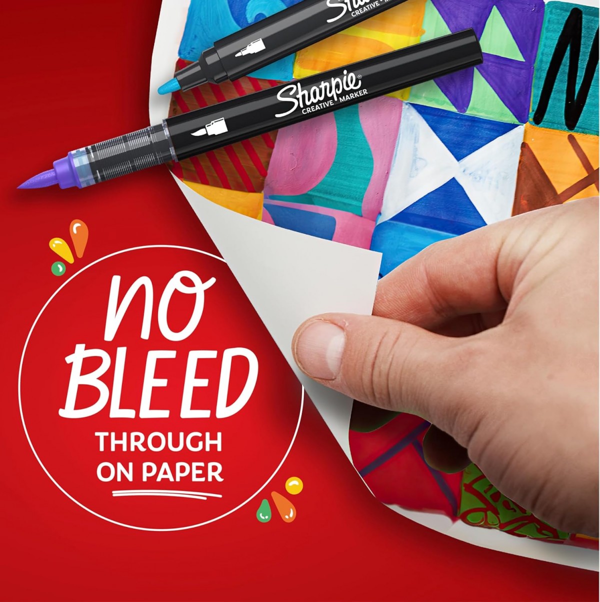 Sharpie Acrylic Paint Markers 12'li Yuvarlak Uç Akrilik Markör Kalem Seti / 2201070