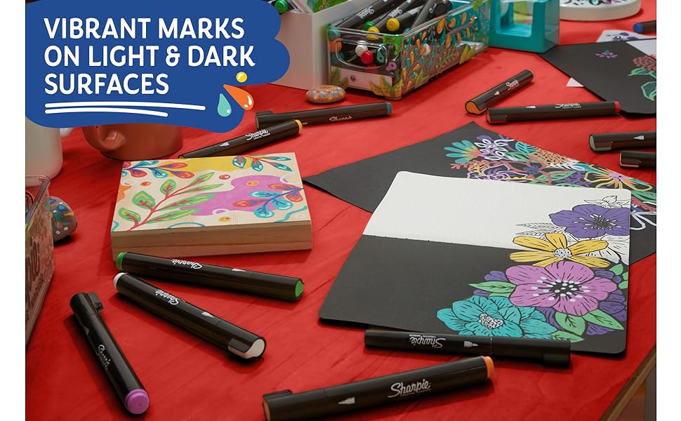 Sharpie Acrylic Paint Markers 12'li Yuvarlak Uç Akrilik Markör Kalem Seti / 2201070 Sharpie Acrylic Paint Markers 12'li Yuvarlak Uç Akrilik Markör Kalem Seti / 2201070