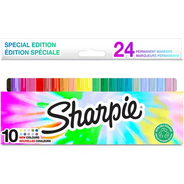 Sharpie Permanent Markör Fine 24'lü Karışık Renk Set / 2180834