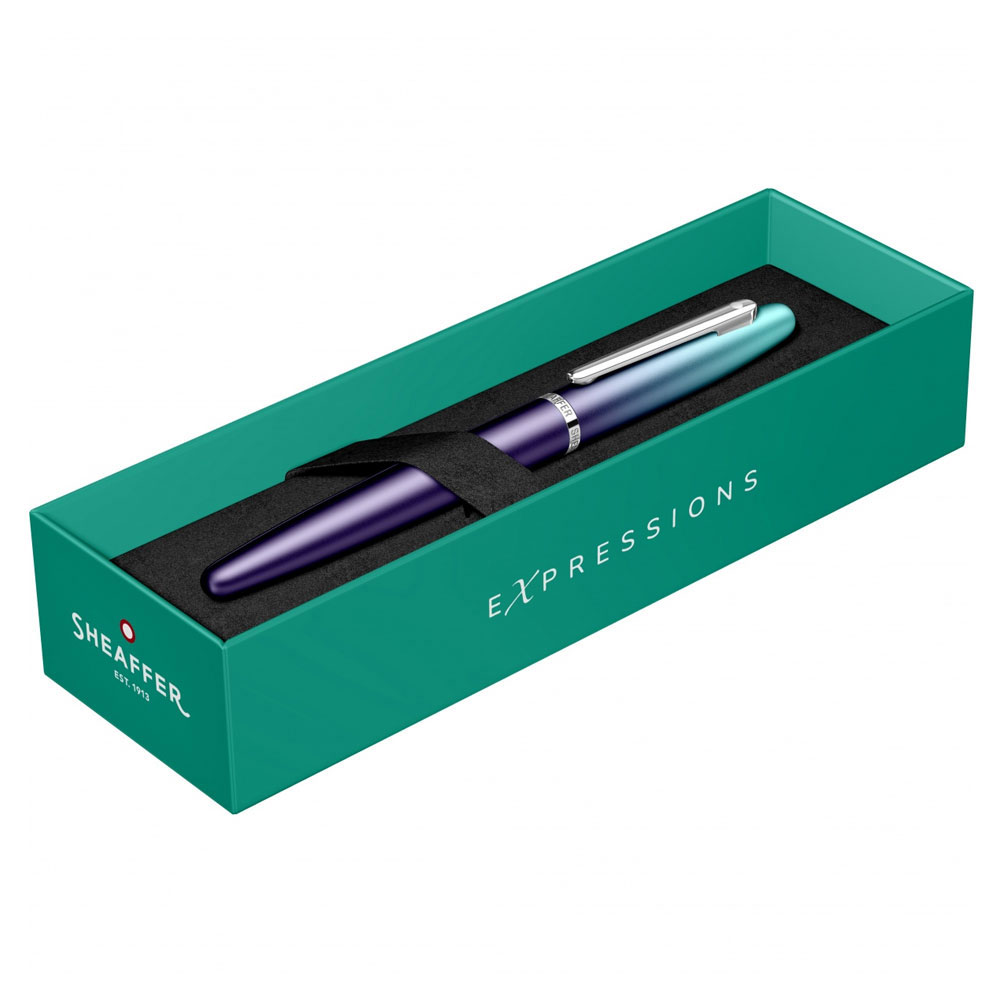 Sheaffer VFM Expression Roller Kalem, Sedefli Mavi - Mor Degredeli / 9430-0 Sheaffer VFM Expression Roller Kalem, Sedefli Mavi - Mor Degredeli / 9430-0