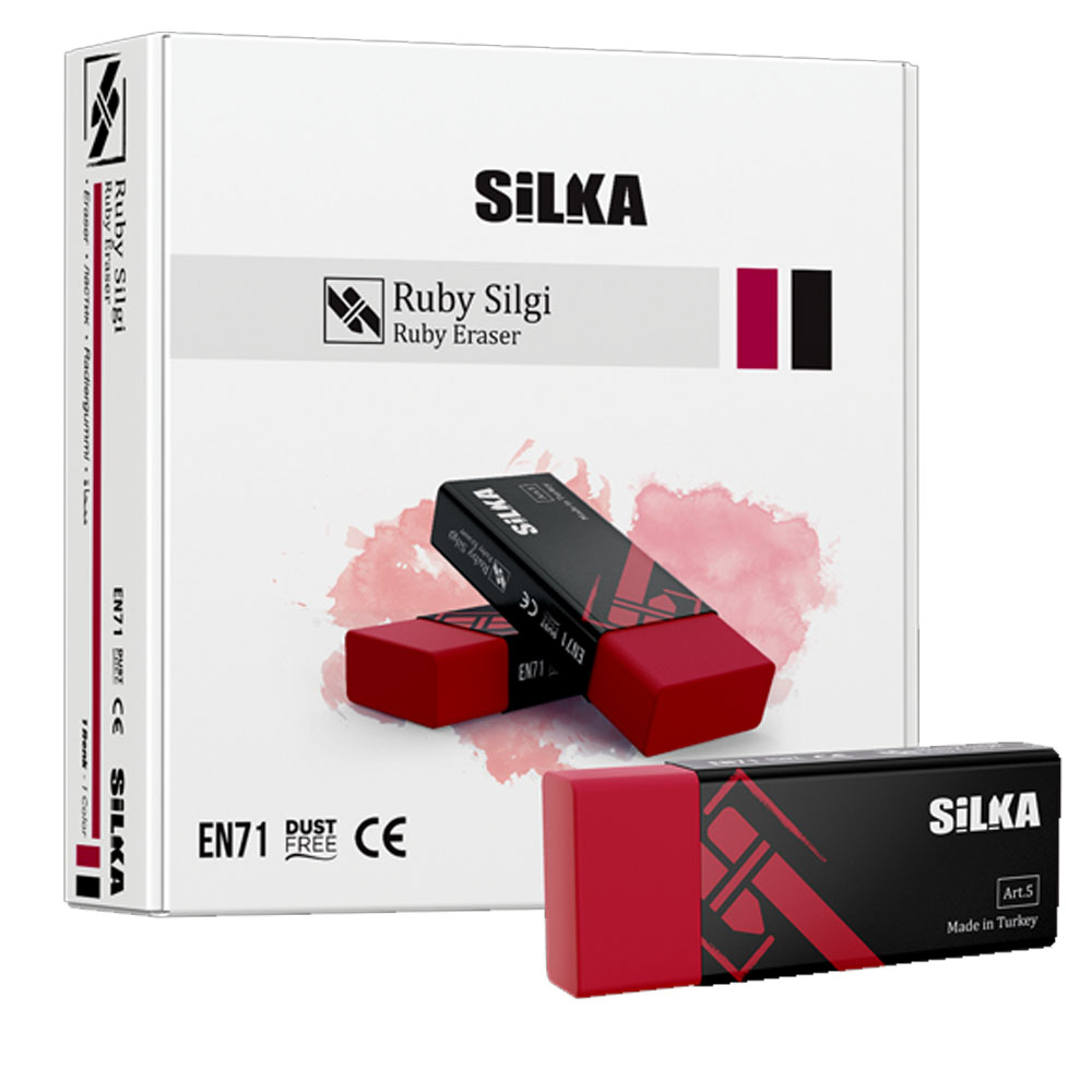 Silka Ruby Orta Boy Silgi - 1 Adet / art.58 Silka Ruby Orta Boy Silgi - 1 Adet / art.58