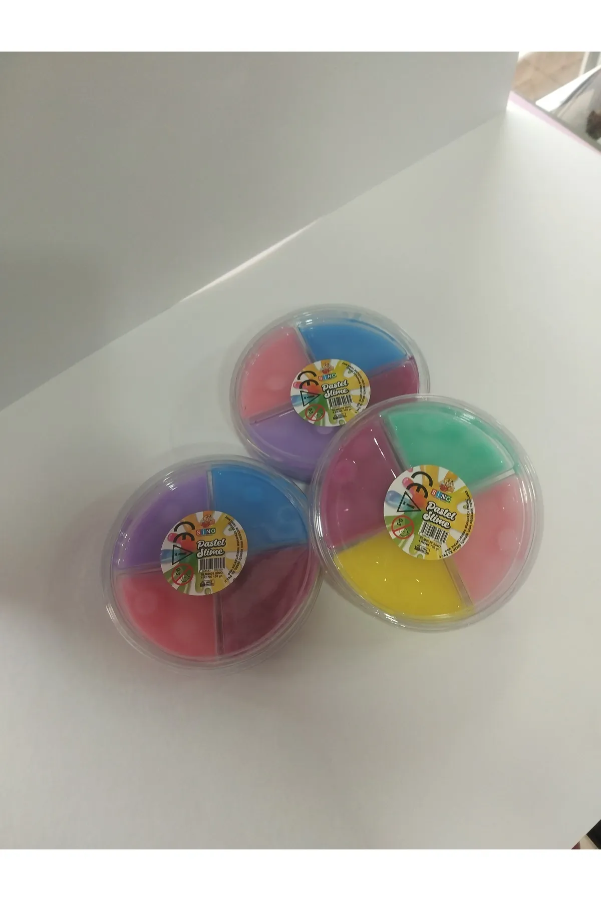 Sino Slime 4 Renk 100gr Pastel Renkler - 1 Adet / SLM0039 Sino Slime 4 Renk 100gr Pastel Renkler - 1 Adet / SLM0039