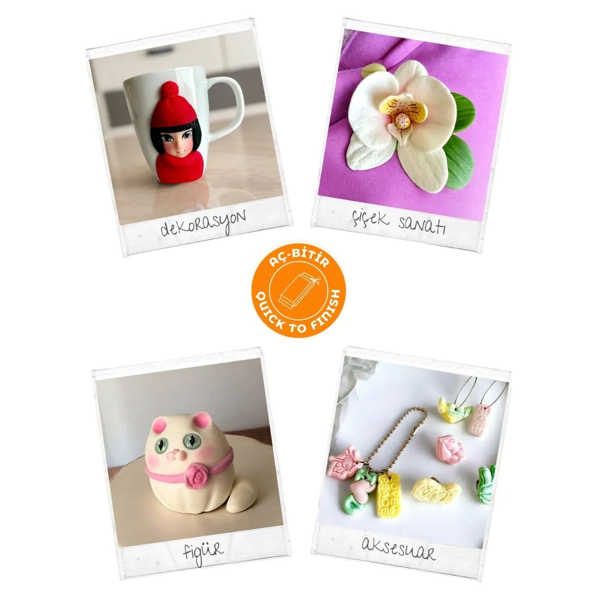 Smarta Air Soft Modelling Clay 12x25gr Hava İle Kuruyan Modelleme Kili Ana Renkler / 3000090