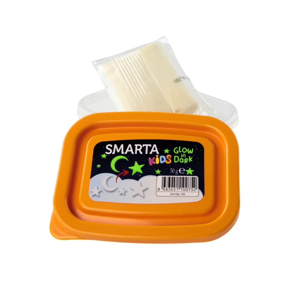 Smarta Kids Glow In Dark Modelling Clay 50gr Hava İle Kuruyan Karanlıkta Parlayan Modelleme Hamuru / 30000710
