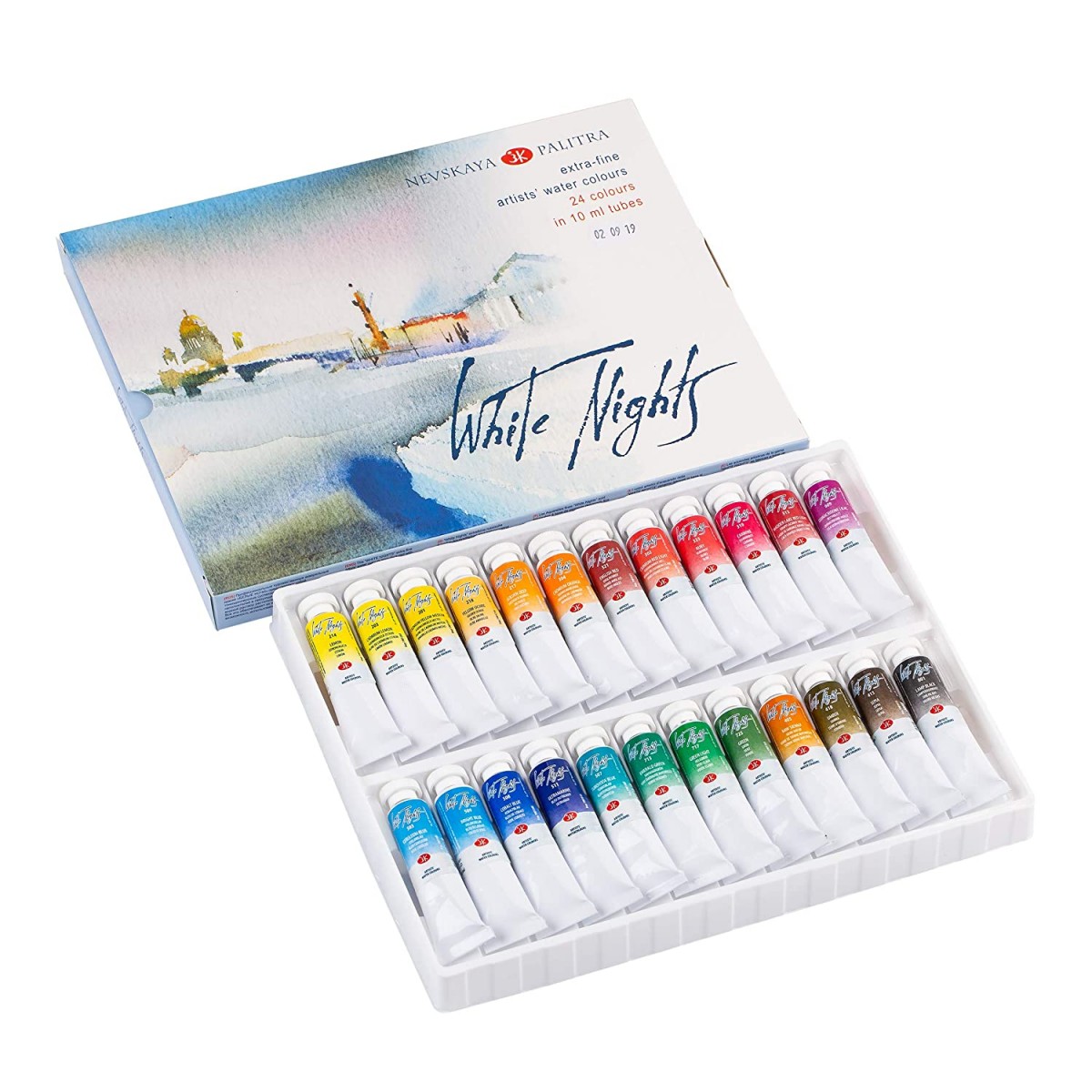 St. Petersburg White Nights 24x10ml Tüplü Sulu Boya Seti