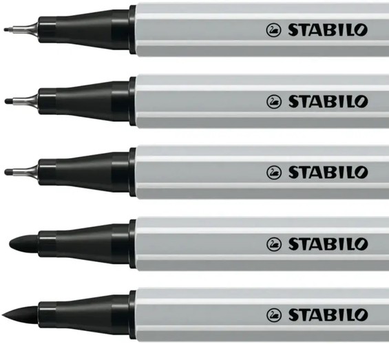Stabilo Arty Creative Tips 5'li Teknik Çizim Kalem Seti / 89/5-1-20