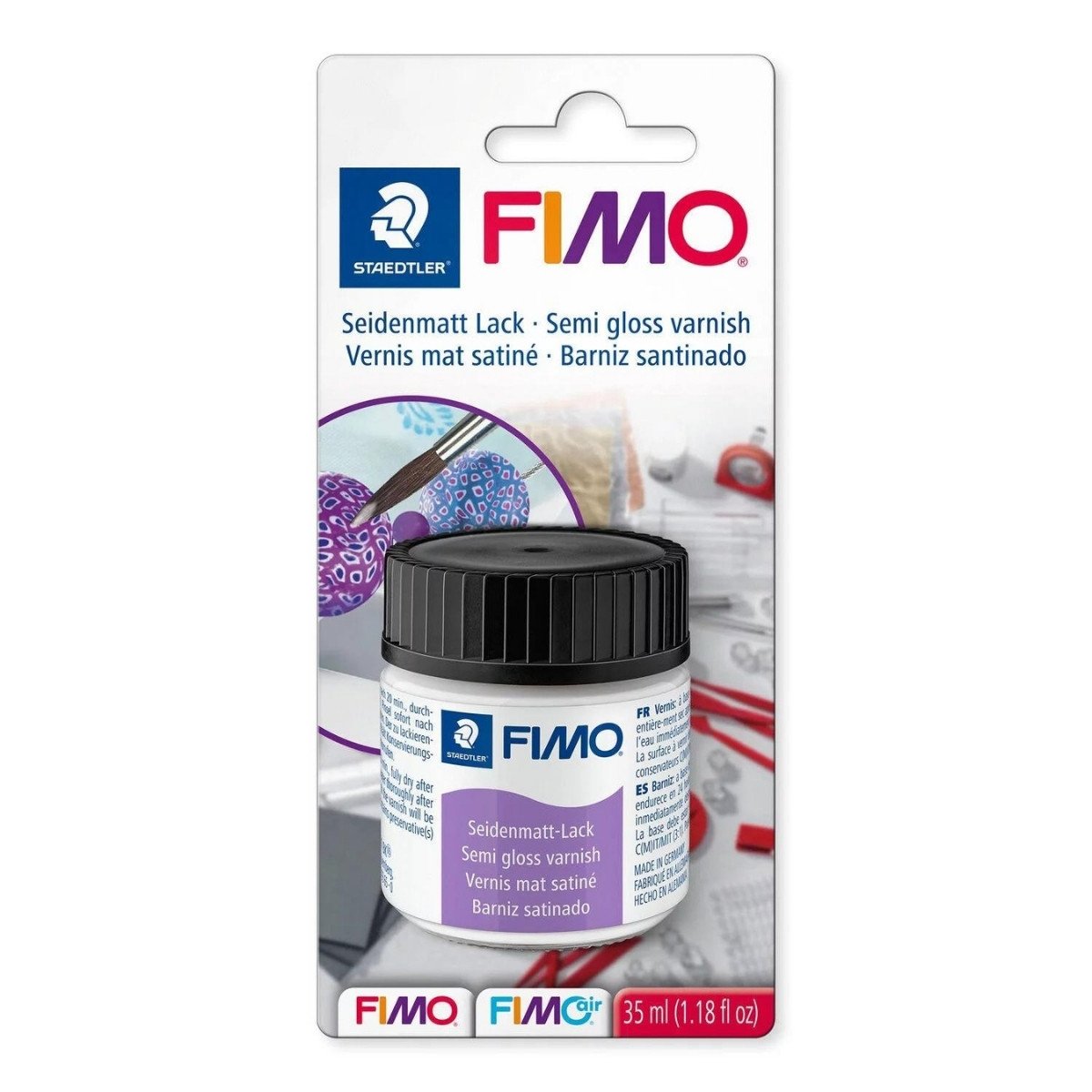 Staedtler Fimo 35ml Yarı Parlak Vernik BK09 / 8705-01 Staedtler Fimo 35ml Yarı Parlak Vernik BK09 / 8705-01
