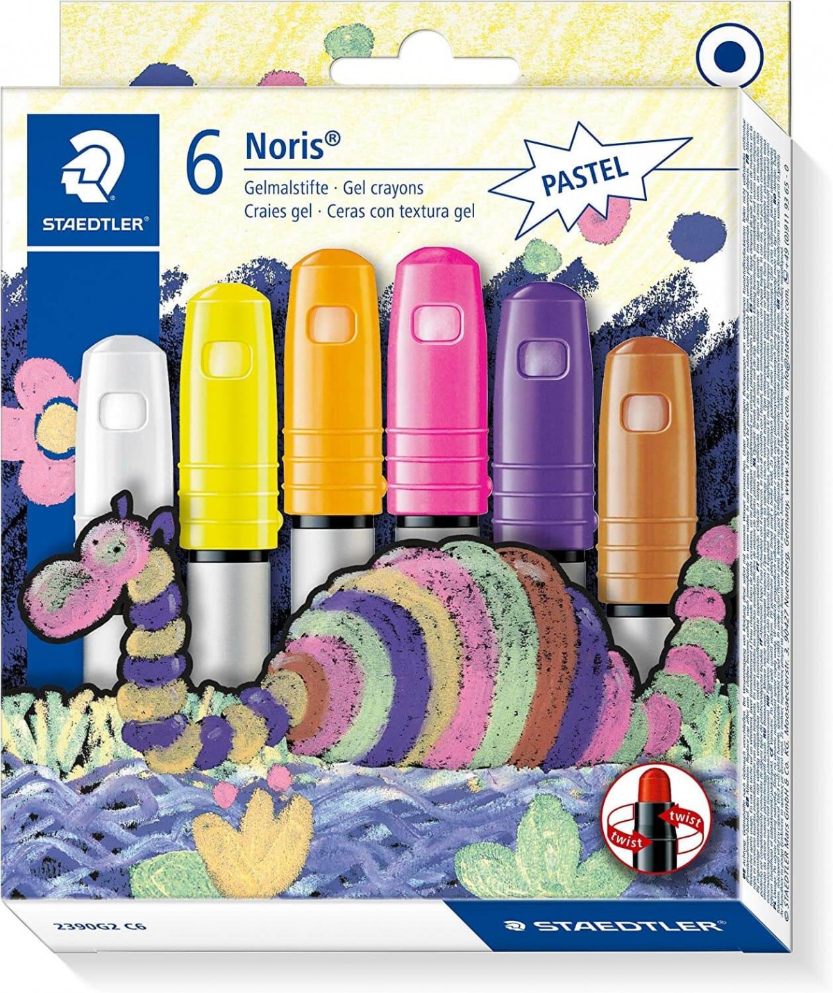 Staedtler Noris Club 6'lı Jel Pastel Boya Staedtler Noris Club 6'lı Jel Pastel Boya